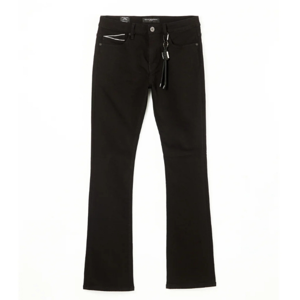 CULT OF INDIVIUALITY  LENNY BOOTCUT JEANS IN TRIPLE BLACK ~ SIZE 32x34